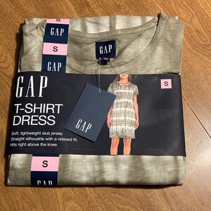GAP Sage Green T-Shirt Dress